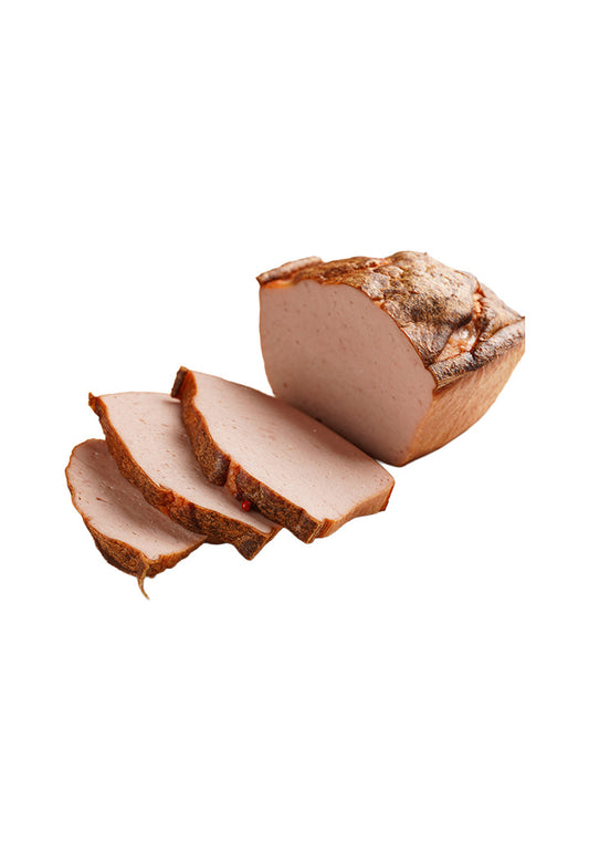 Wild Fleischkäse abgebacken